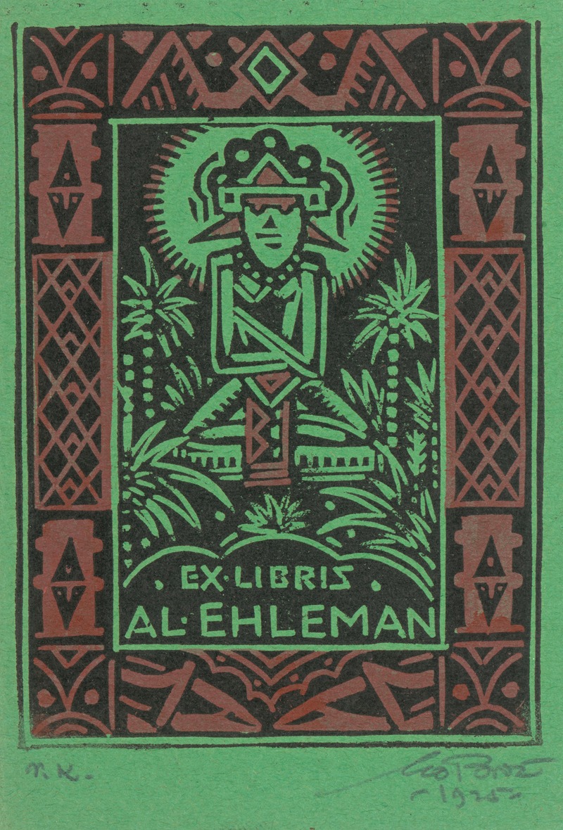 Leo Brož - Ex libris Al.Ehlemana I.