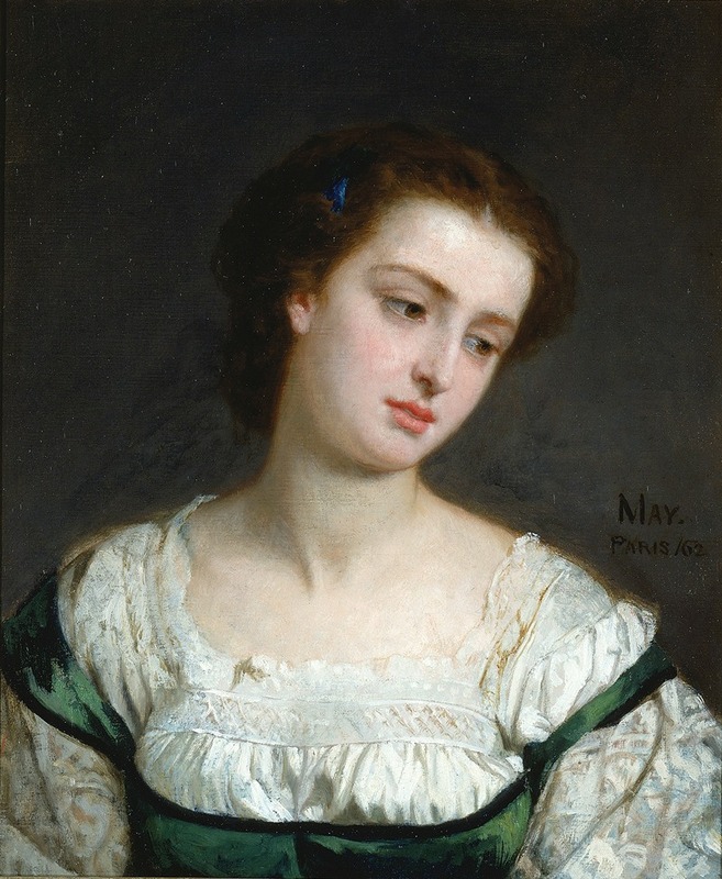 Edward Harrison May - Portrait of a Young Woman