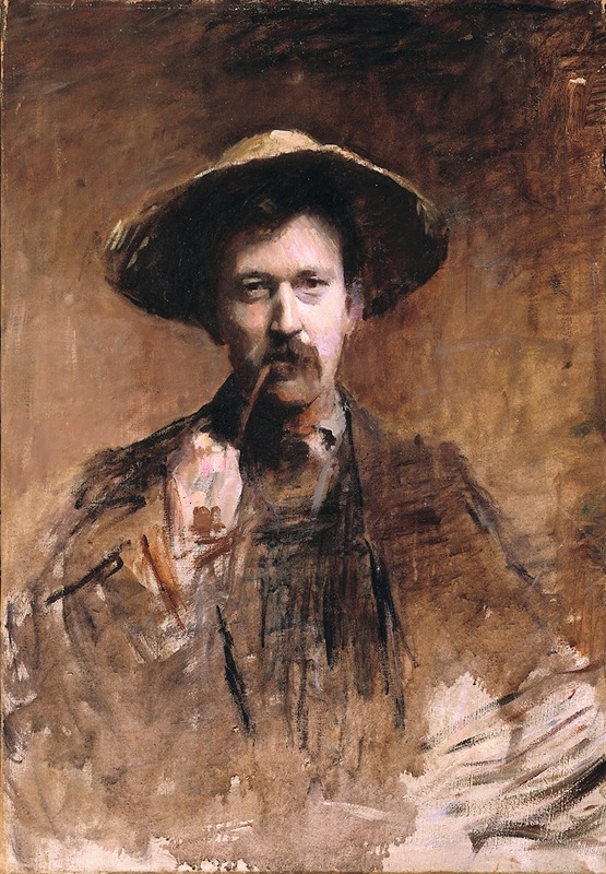 Frank Edwin Scott - Portrait du peintre par lui-meme