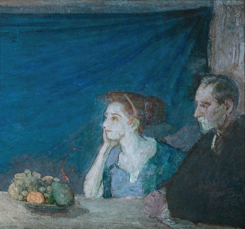 Henry Ossawa Tanner - Portrait of Mr. and Mrs. Atherton Curtis with Still Life