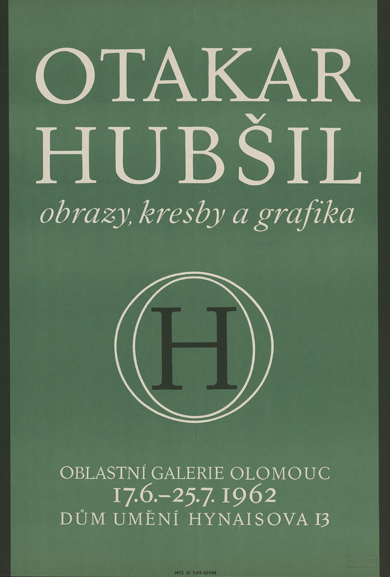 Otakar Hubšil - Obrazy,kresba a grafika – Otakar Hubšil