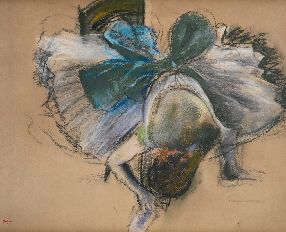 Edgar Degas - Danseuse Rajustant Son Chausson