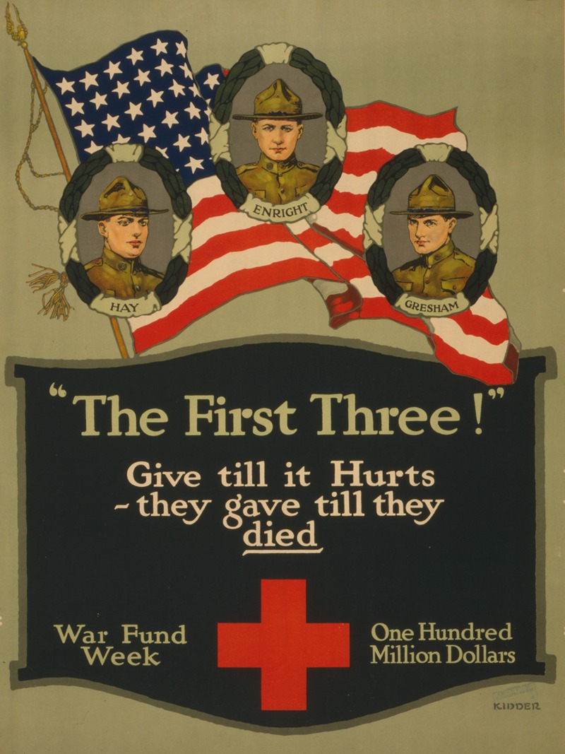 Anonymous - ‘The first three!’ Give till it hurts – they gave till they died War fund week–One hundred million dollars