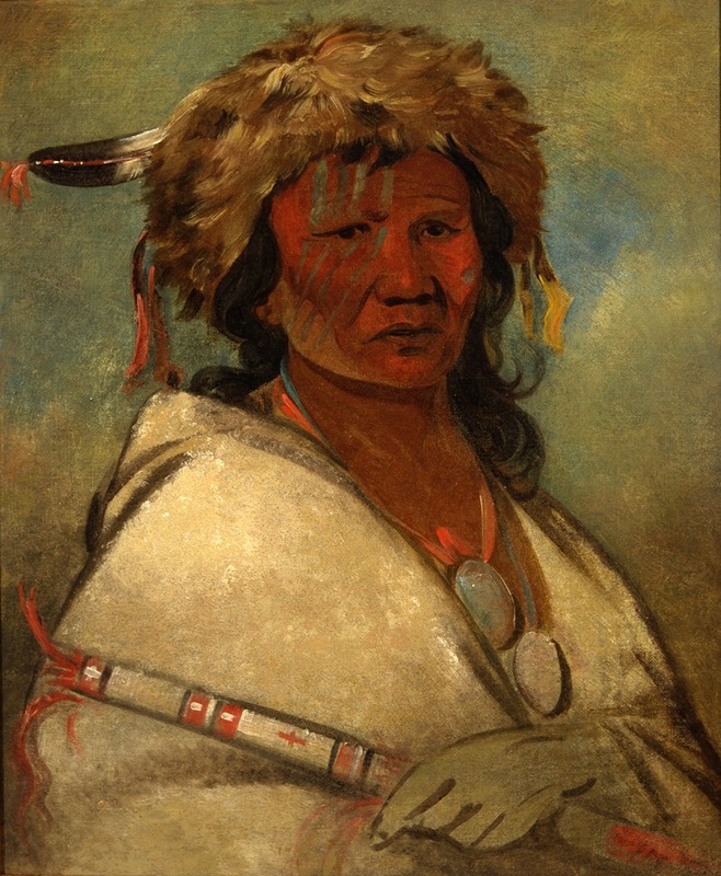 George Catlin - Great Hero, a Chief