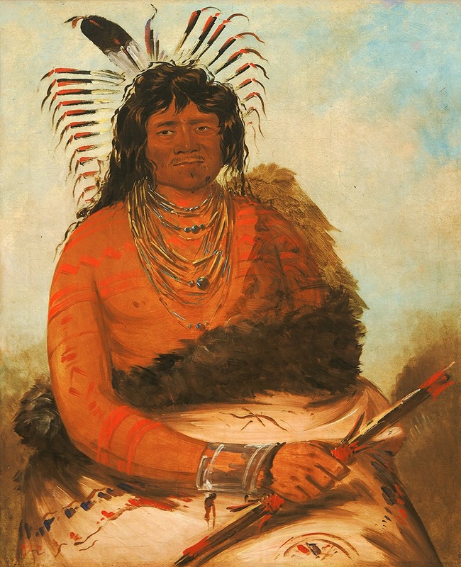 George Catlin - Háh-Nee, The Beaver, a Warrior