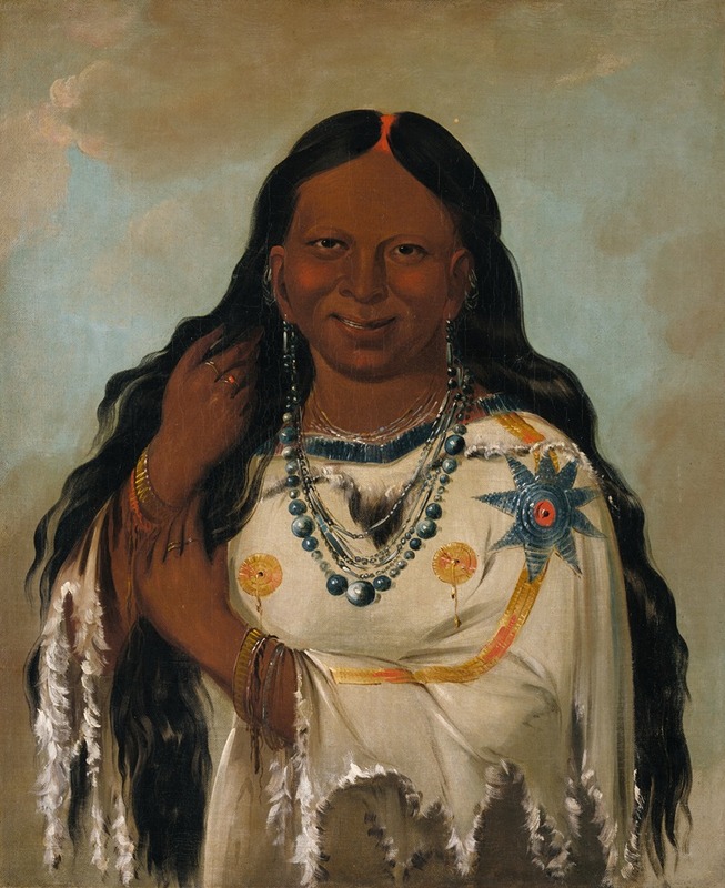 George Catlin - Kay-A-Gís-Gis, a Young Woman
