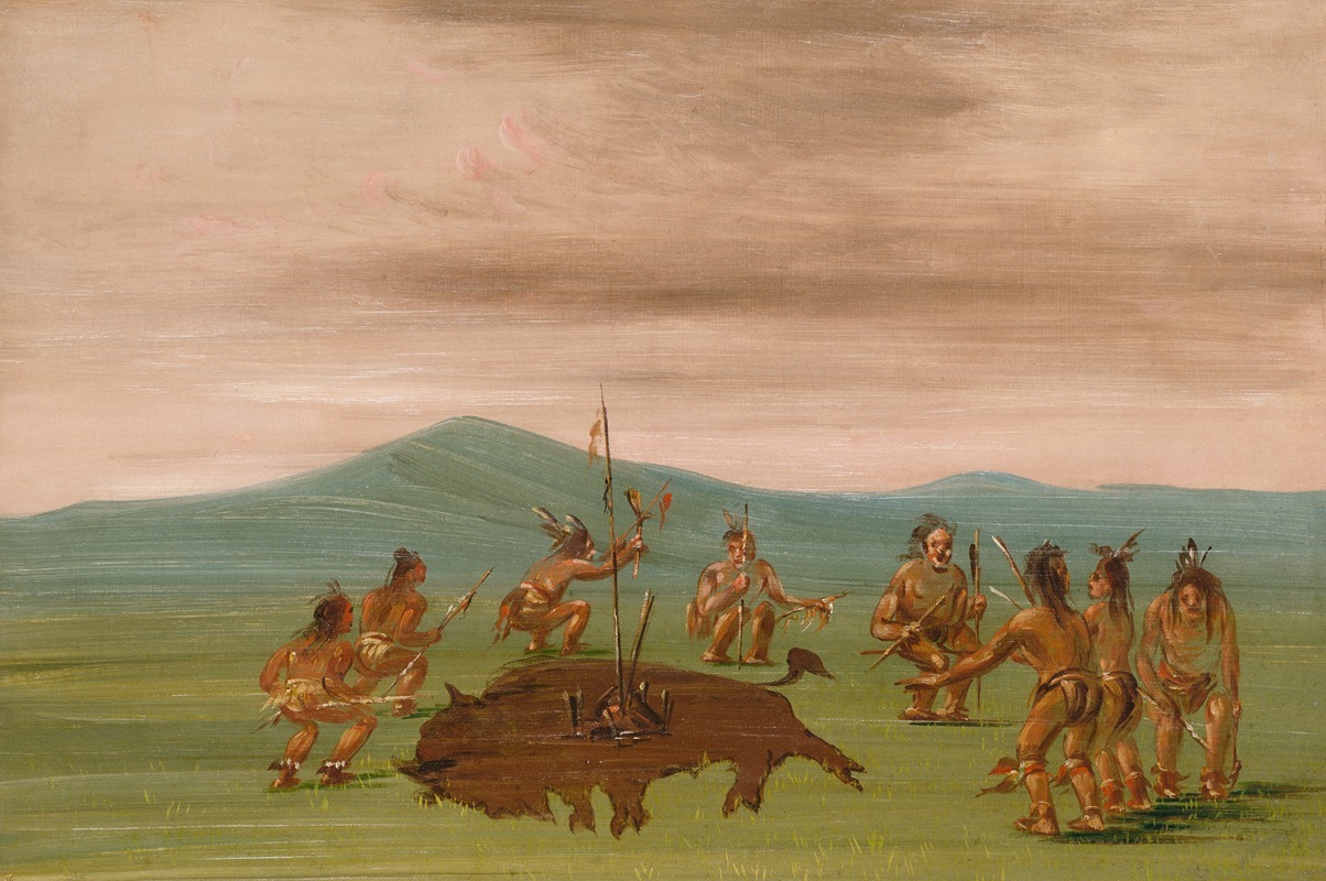 George Catlin - Medicine Buffalo of The Sioux