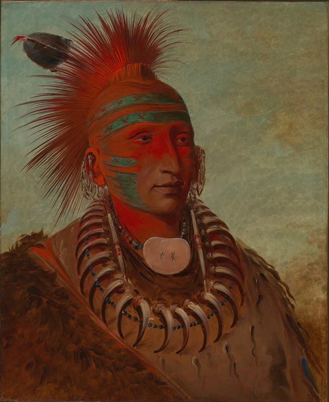 George Catlin - No-Ho-Mun-Ya, One Who Gives No Attention