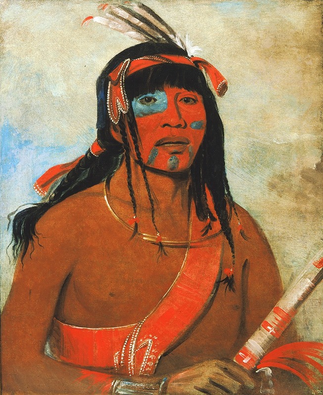 George Catlin - O-Tá-Wah, The Ottaway, a Warrior
