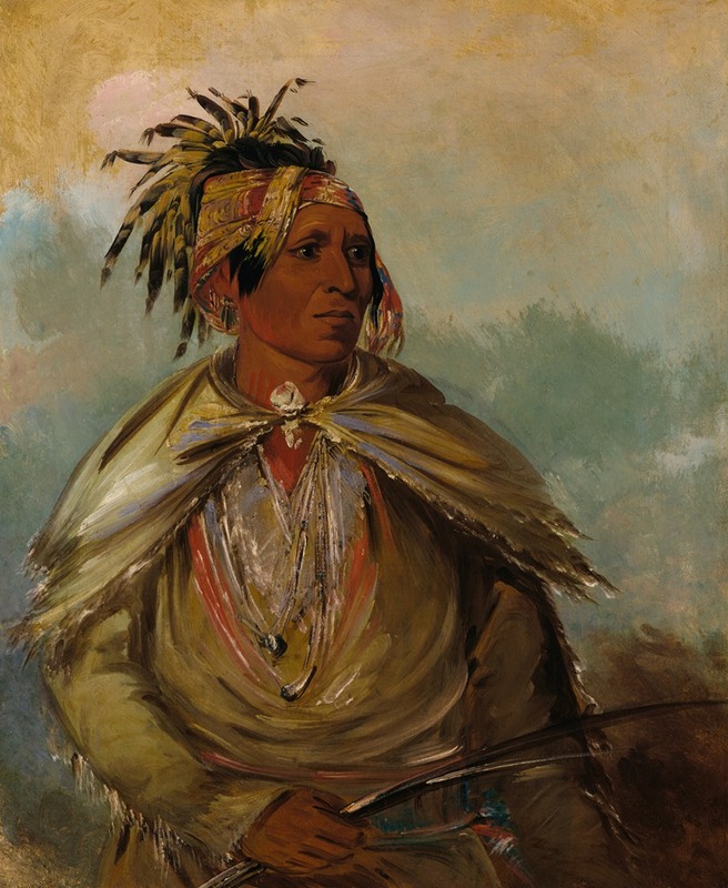 George Catlin - Pah-Mee-Ców-Ee-Tah, Man Who Tracks, a Chief