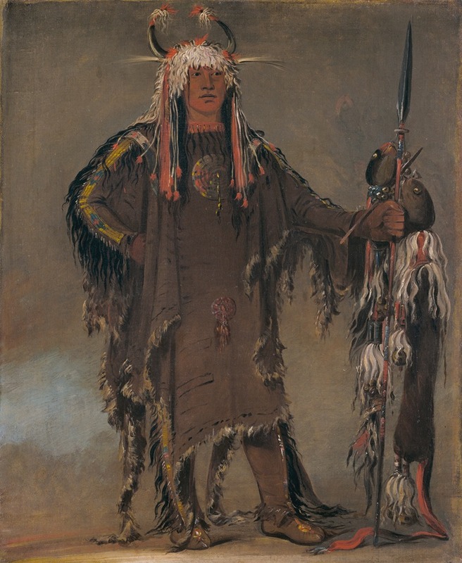 George Catlin - Peh-Tó-Pe-Kiss, Eagle’s Ribs, a Piegan Chief