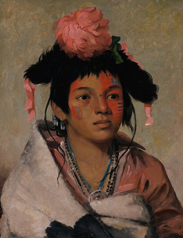 George Catlin - Tcha-Káuk-O-Ko-Máugh, Great Chief, a Boy