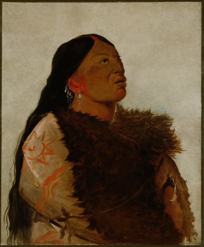 George Catlin - Wife of The Six