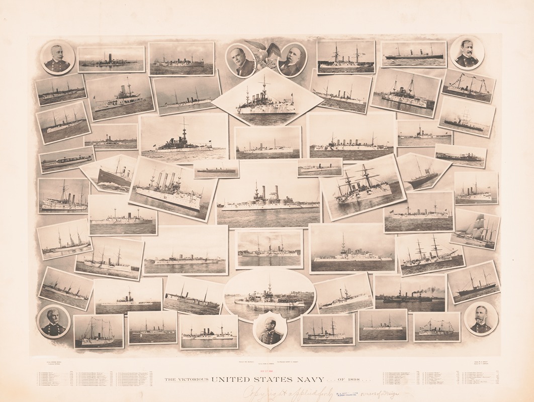 H.A. Rost Printing & Publishing Co. - The victorious United States Navy…of 1898…