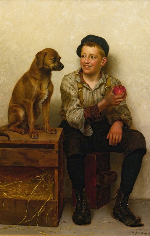 John George Brown - Teasing The Pup