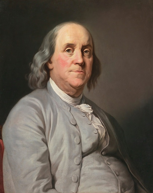 Joseph Siffred Duplessis - Portrait of Benjamin Franklin