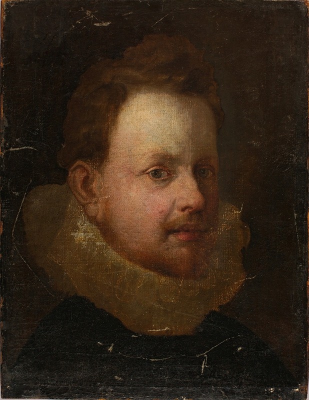Miner Kilbourne Kellogg - Head of a Gentleman After Van Dyck