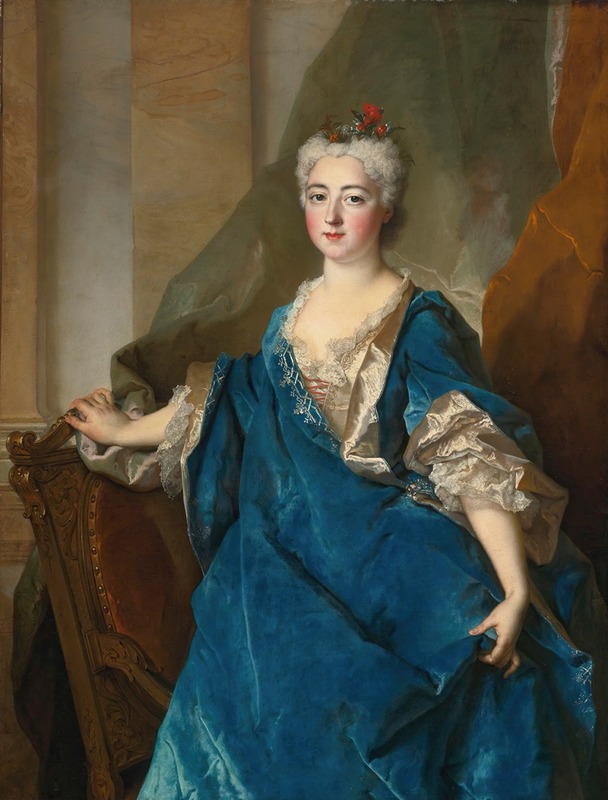 Nicolas de Largillière - Portrait of The Baronne De Besenval