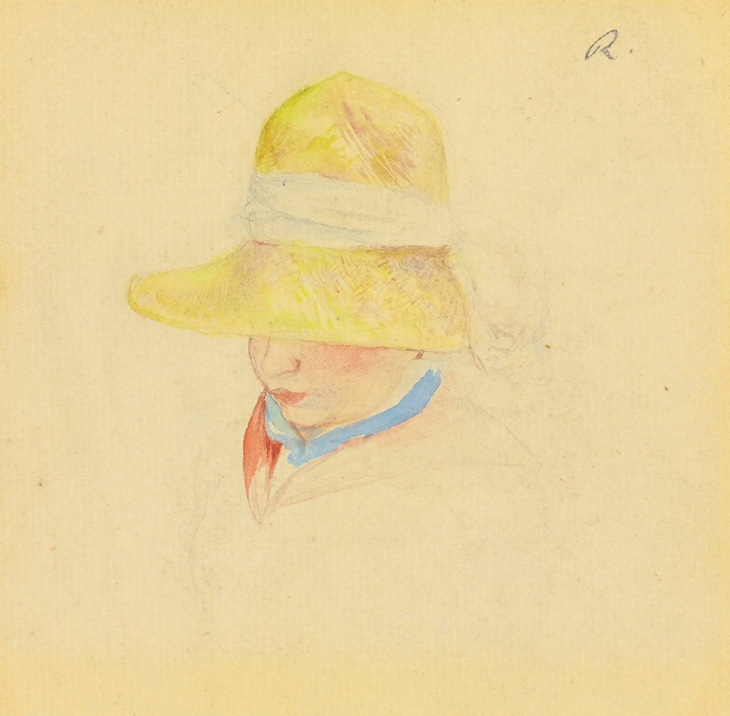 Pierre-Auguste Renoir - Madame Renoir Au Chapeau
