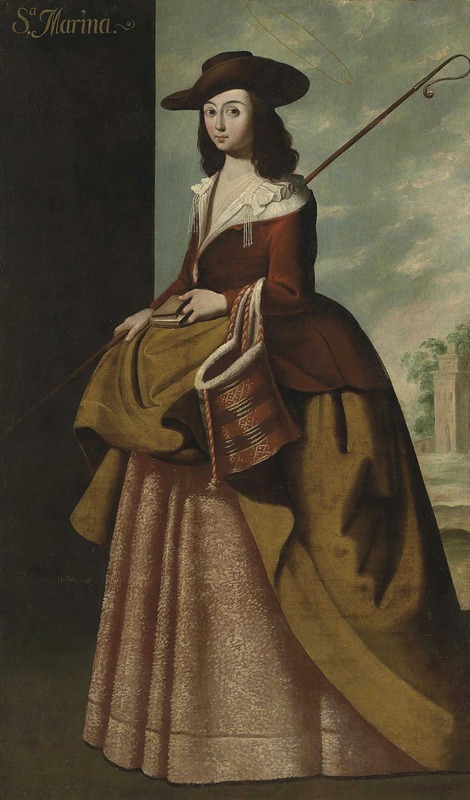 Studio of Francisco de Zurbarán - Saint Margaret of Antioch