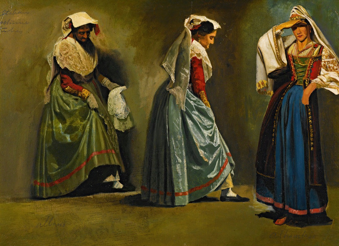 Albert Bierstadt - Italian Costume Studies