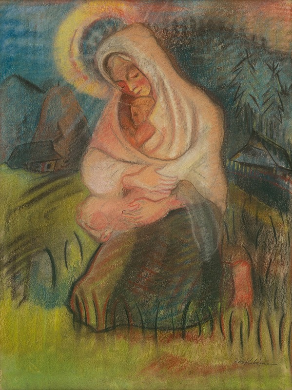 Arnold Peter Weisz-Kubínčan - Mother with a Child