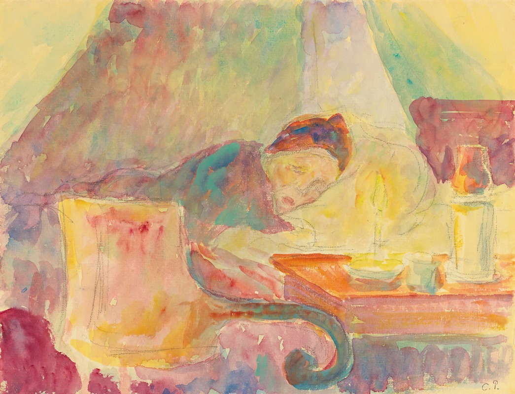 Camille Pissarro - La Mère De L’artiste Au Lit