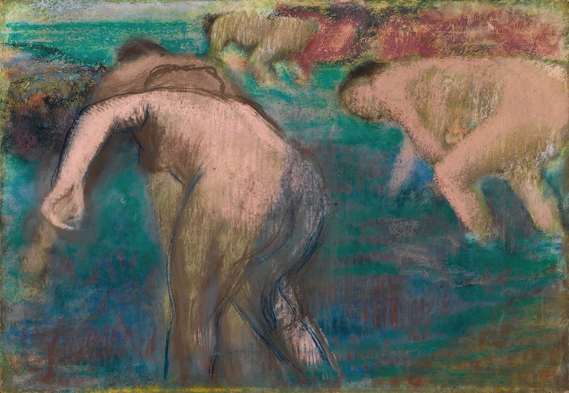 Edgar Degas - Femmes Au Bain