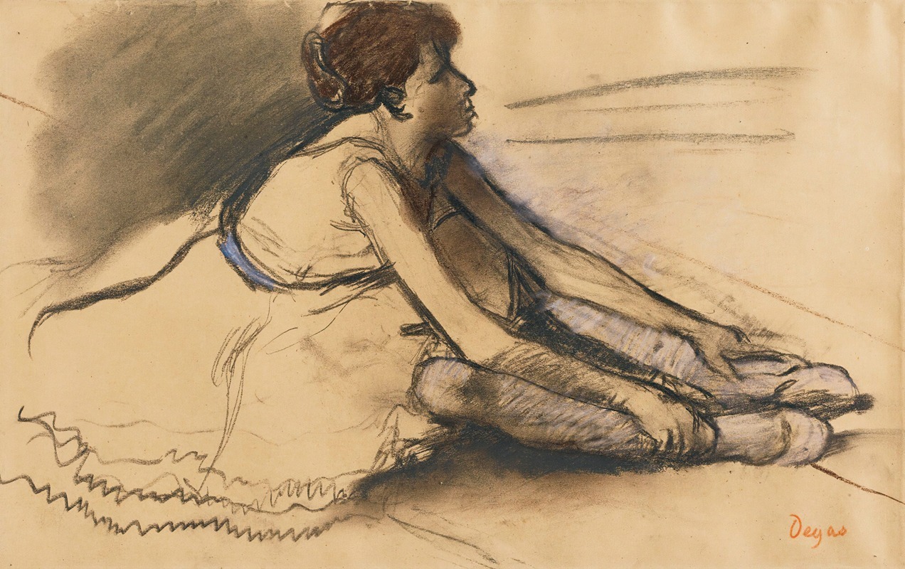 Edgar Degas - Le Repos De La Danseuse