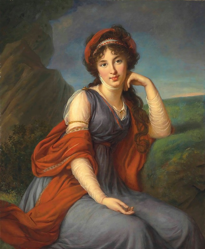 Elisabeth Louise Vigée Le Brun - Maria Grigorievna Viazemskaïa, Princess Golitsyna (1772-1865)