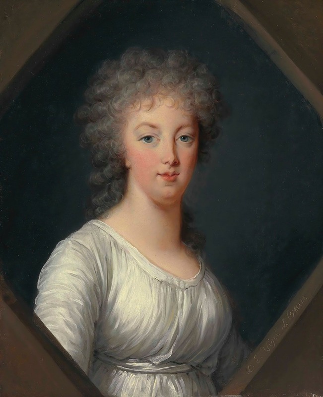 Elisabeth Louise Vigée Le Brun - Portrait of Marie Antoinette (1755-1793)