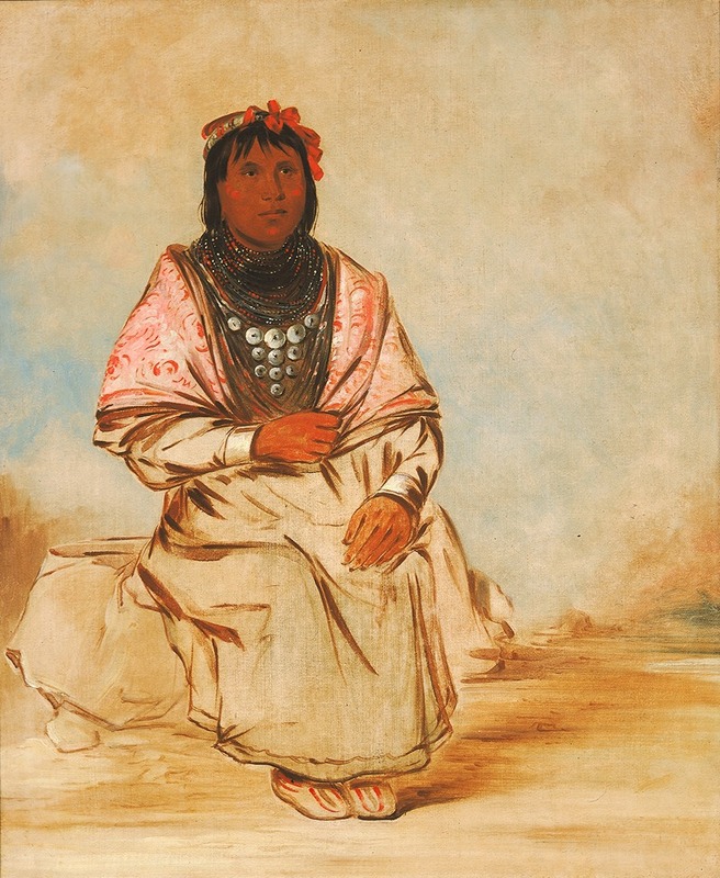 George Catlin - A Seminole Woman