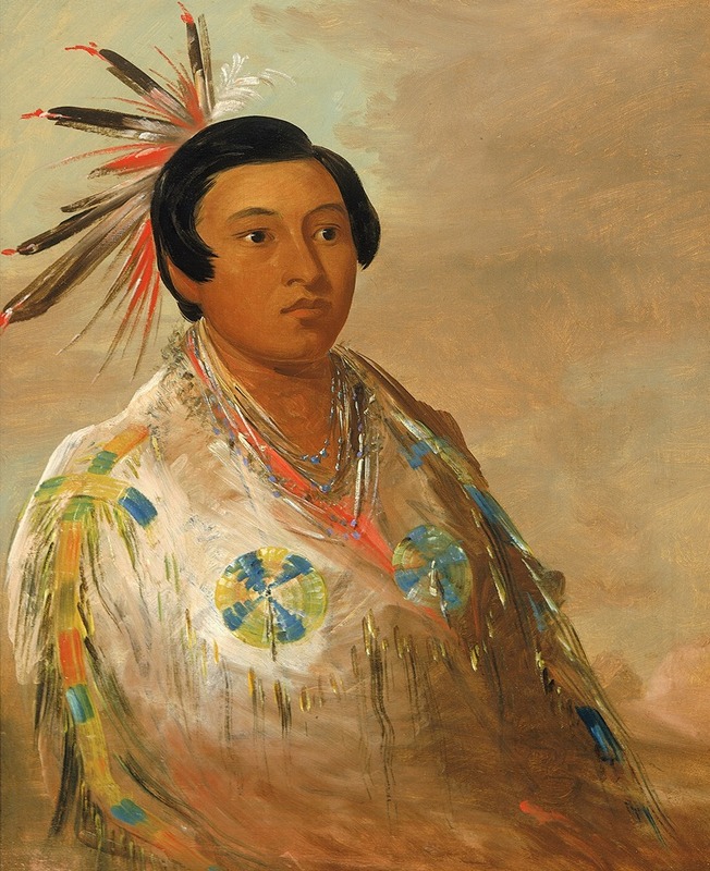 George Catlin - Hee-doh’ge-ats, a Young Man
