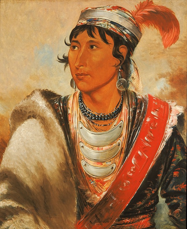 George Catlin - Láh-shee, The Licker, called ‘Creek Billy’