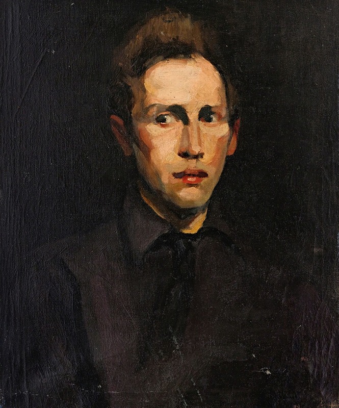 George Wesley Bellows - Portrait Of A Young Man