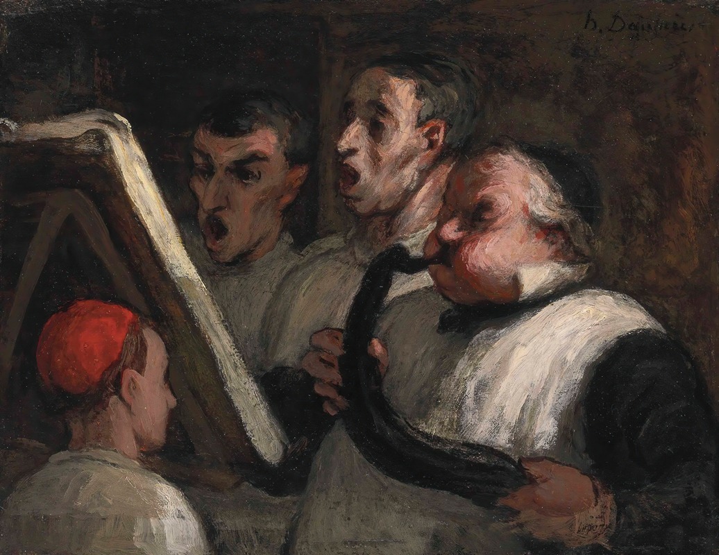 Honoré Daumier - Le Lutrin (‘the Lectern’)
