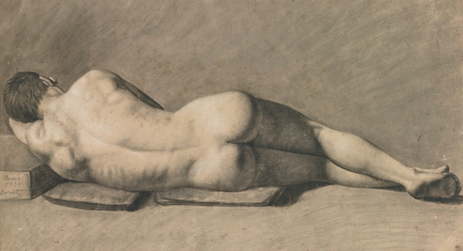Jean-Baptiste-Camille Corot - Nu D’homme