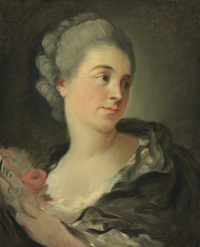 Jean-Honoré Fragonard - Portrait Of A Young Woman, Presumably Marie-Thérèse Colombe