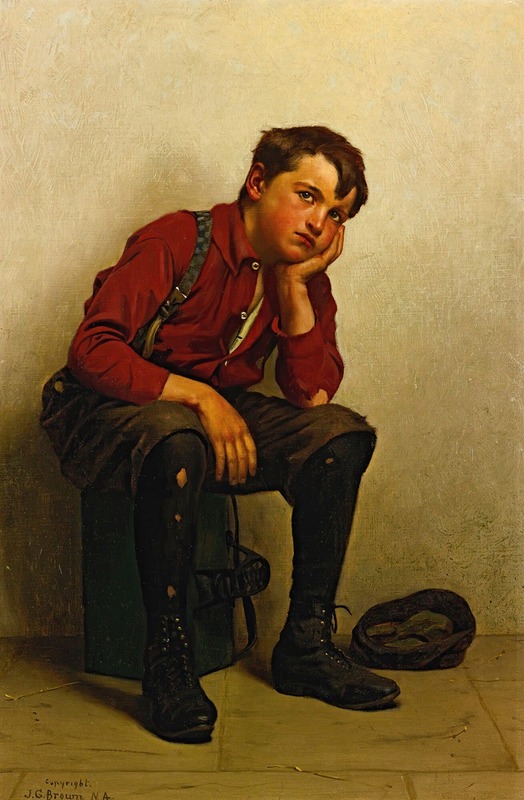 John George Brown - A Lull In Business