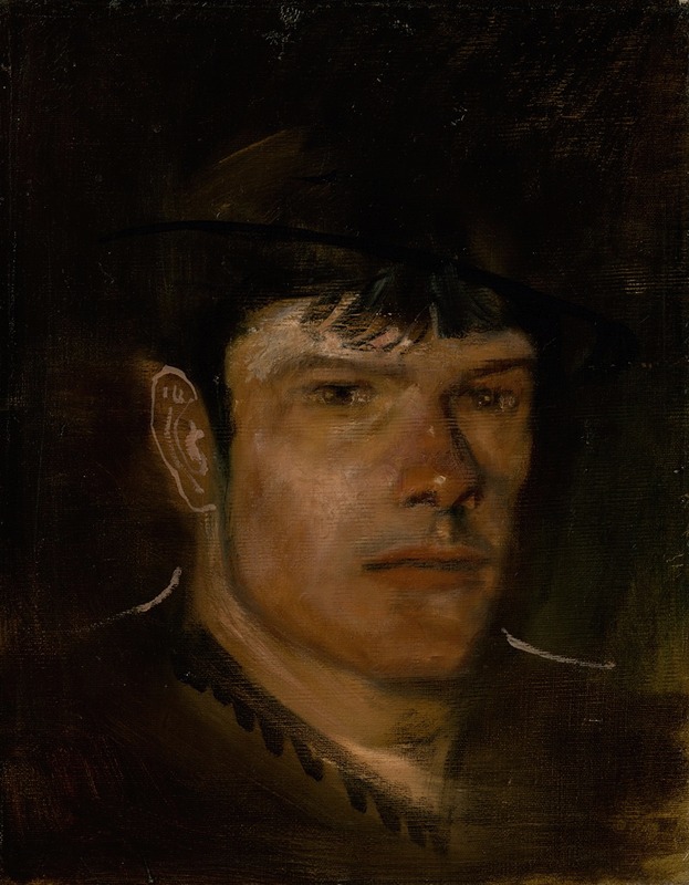 Ladislav Mednyánszky - Lad with a Large Ear and a Small Hat