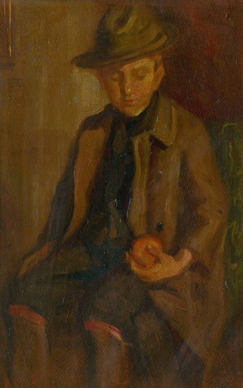 Ľudovít Pitthordt - Boy with an Apple