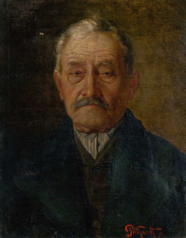 Ľudovít Pitthordt - Portrait of an Old Man