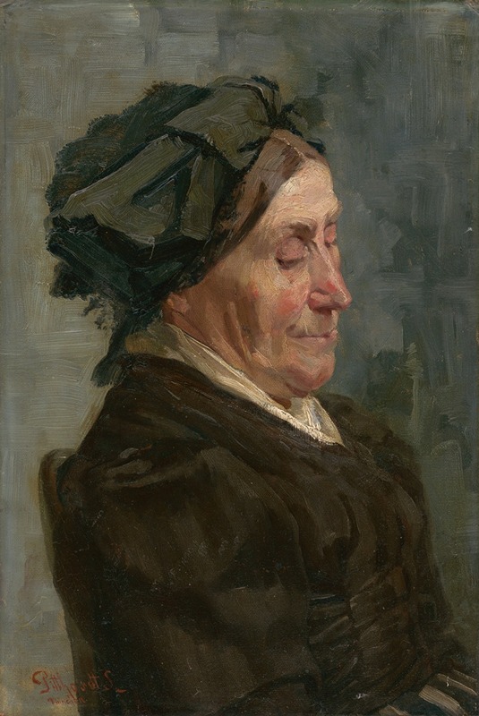 Ľudovít Pitthordt - Study of a Seated Woman