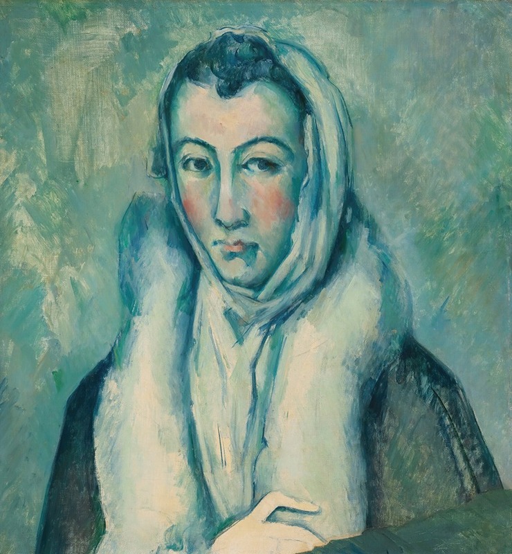 Paul Cézanne - La Femme À L’hermine, D’après Le Greco