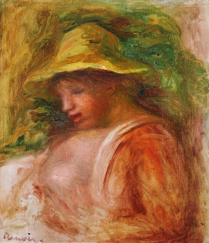 Pierre-Auguste Renoir - Femme Au Chapeau