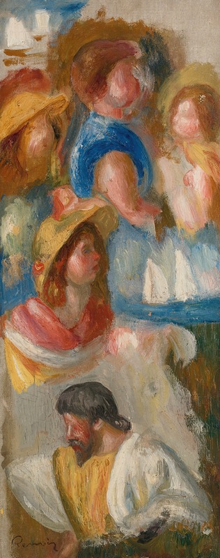 Pierre-Auguste Renoir - Étude De Têtes