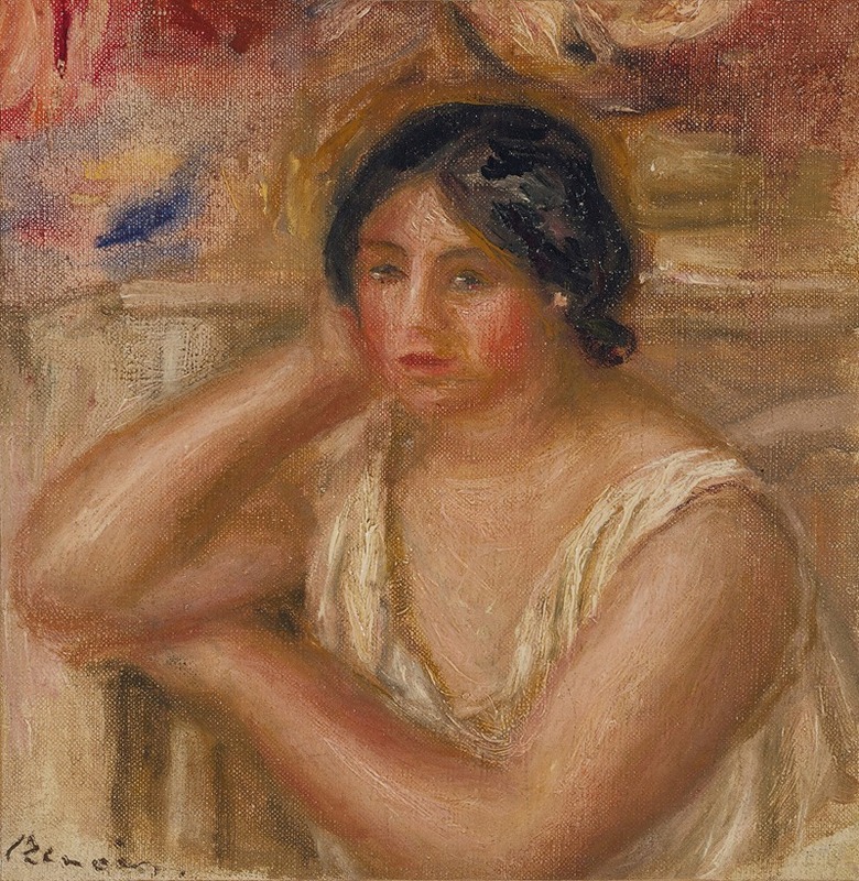 Portrait De Gabrielle by Pierre-Auguste Renoir - Artvee