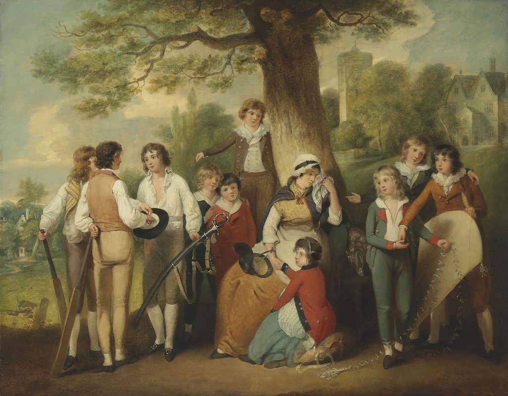 William Redmore Bigg - Generous Schoolboys (The Collection For A Soldier’s Widow)