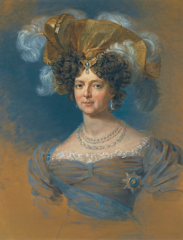 After George Dawe - Portrait Of The Dowager Empress Maria Fedorovna