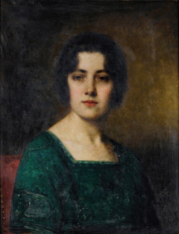 Alexei Harlamoff - Portrait Of Madame Ferette